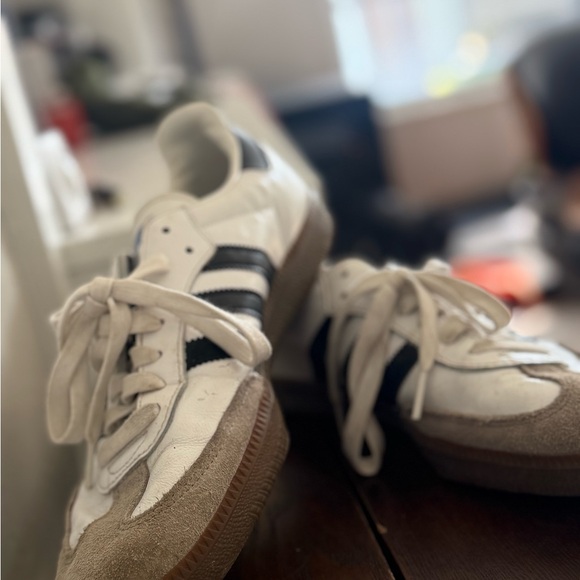 Adidas Samba White Black Sneakers - Picture 3 of 4